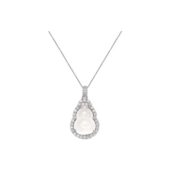 Red All Year Round Chalcedony Collarbone Chain Women's