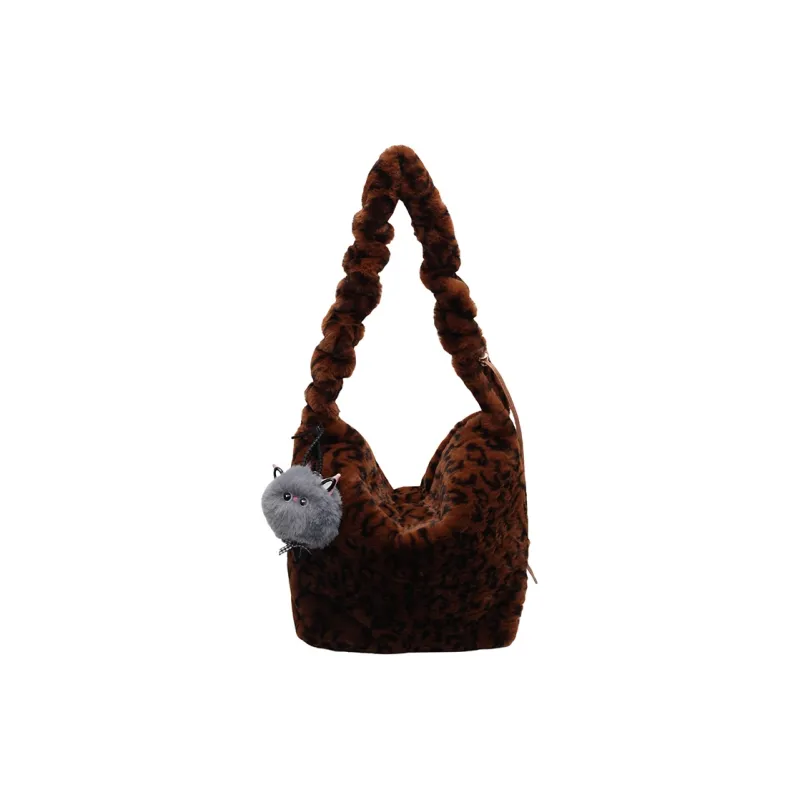 Yalu Plush Shoulder Bag Regular Women's Multicolor-0
