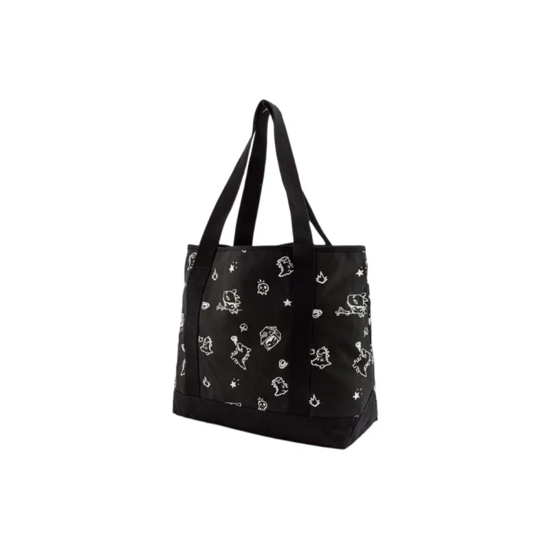 Vans Polyester Tote Bag Shopping Bag Handbag Unisex Black-2