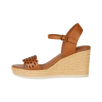 GEOX Ponza One Strap Sandals 8.5cm Women's Brown