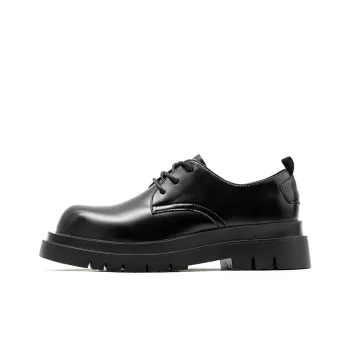 MR.A Casual Leather Shoes Men's Black