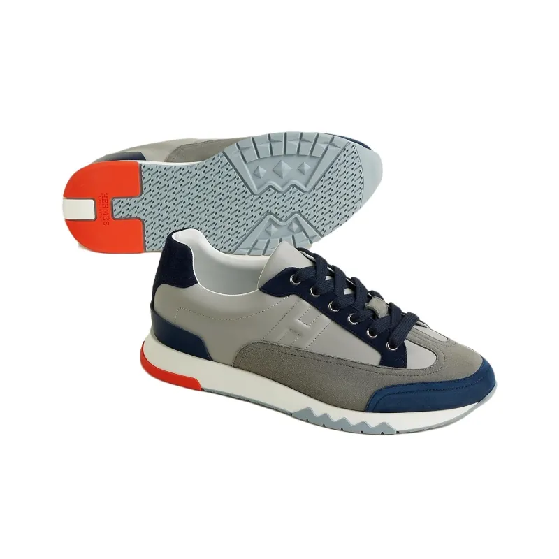 HERMES Trail Low Top Casual Shoes Men's Flint Gray-2