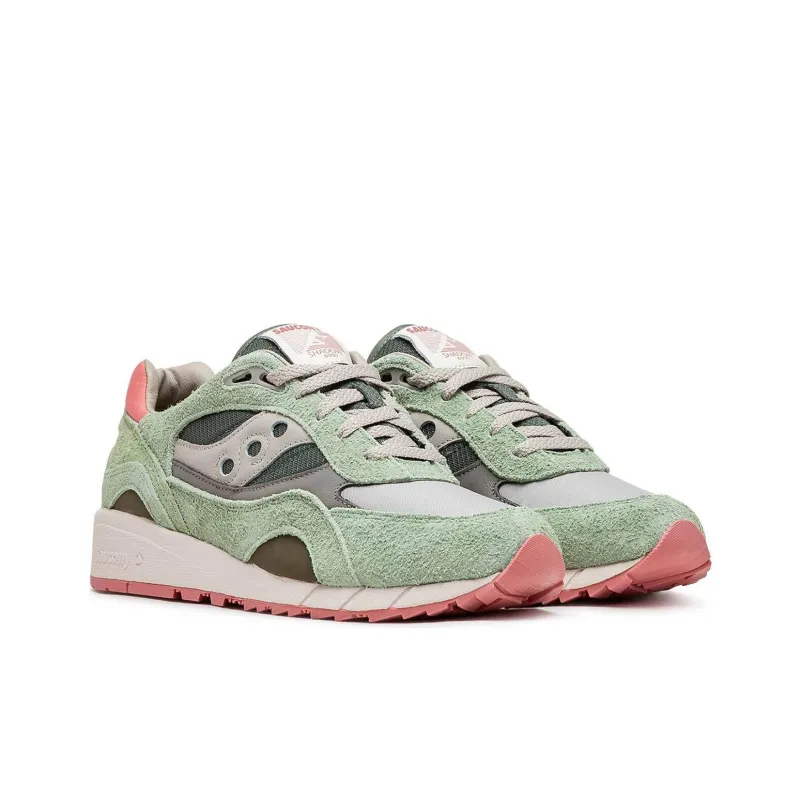 Saucony Shadow 6000 Anti Slip Wear Resistant Low Top Casual Running Shoes Women's Green-2