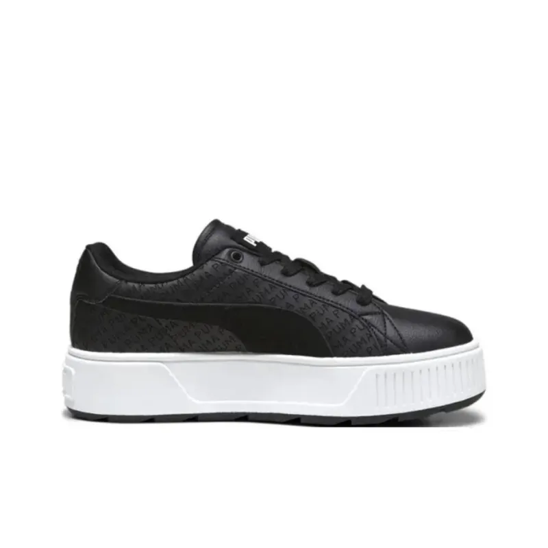 PUMA Karmen Anti Slip Wear Resistant Low Top Skateboard Shoes Women's Black-1
