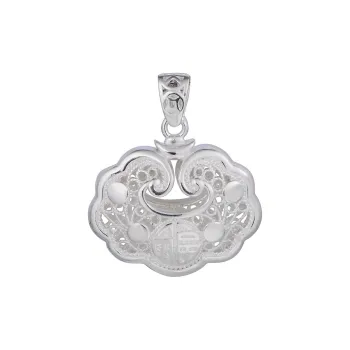 JINLUWANG 999 Fine Silver Pendants Women's