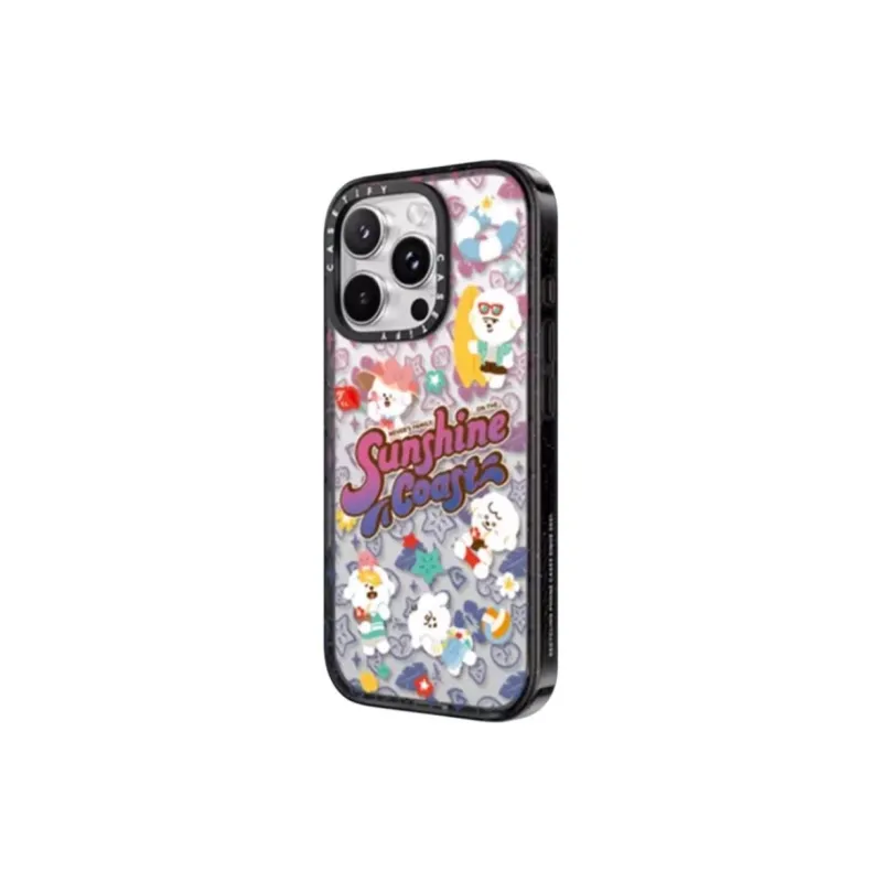 CASETIFY x Naiva Family Plastic Material Sunshine Coast Phone Cases IPhone16ProMax/16Pro/15ProMa Cute Style-1