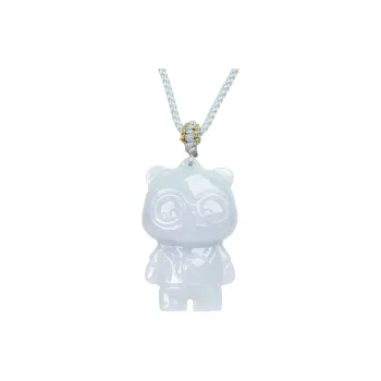 Pengshan Ice Glutinous Panda Doctor Necklace Unisex