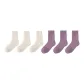 6 Pack-Beige 3+Purple 3