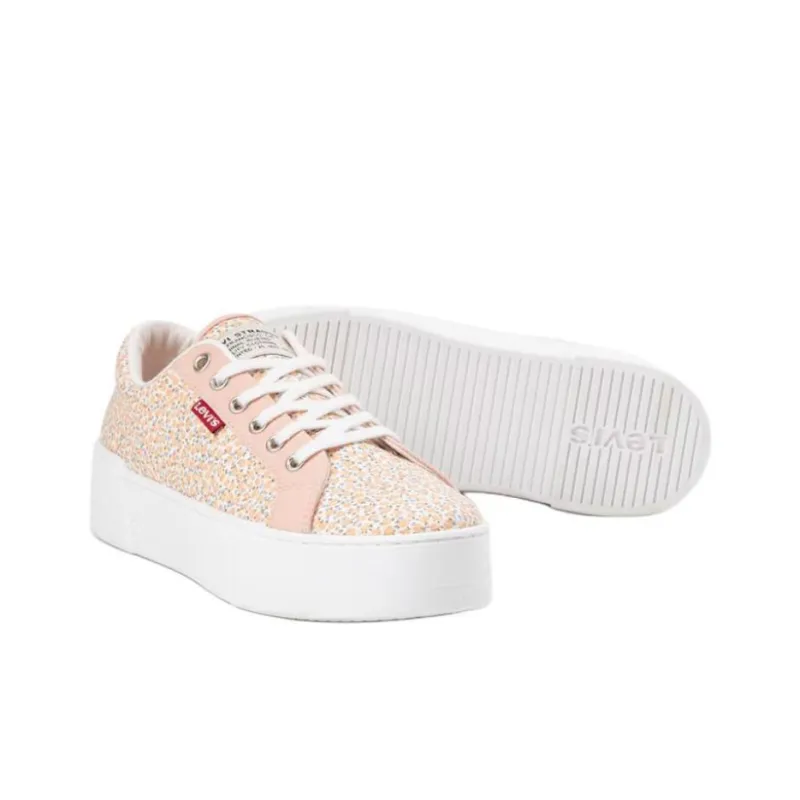 Levi's Low Top Skateboard Shoes Women's Pink-3