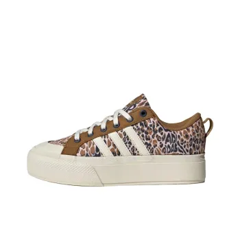 Adidas BRAVADA 2.0 Anti Slip Wear Resistant Low Top Skateboard Shoes Women's Brown