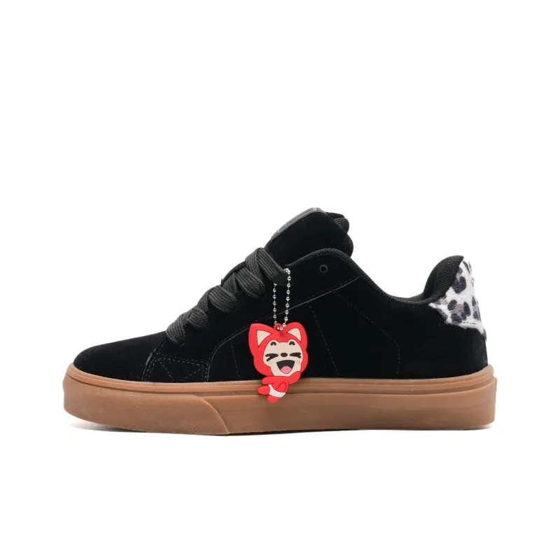 ALI THE FOX Low Top Skateboard Shoes Unisex Black Box Included-1