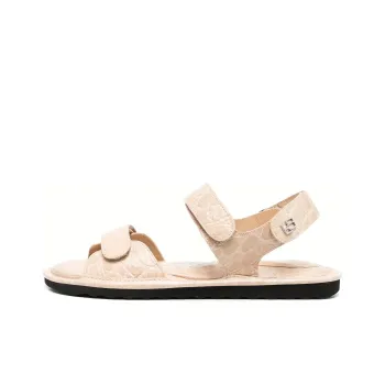 By Far Crocodile-embossed Leather Sandals