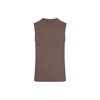 SKIMS FW24 JERSEY SLEEP MENS TANK Tank Tops Men's UMBER/Brown Earth Tone