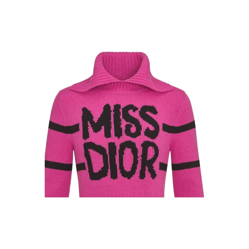 DIOR FW24 Sweater Women's Bright Pink-2