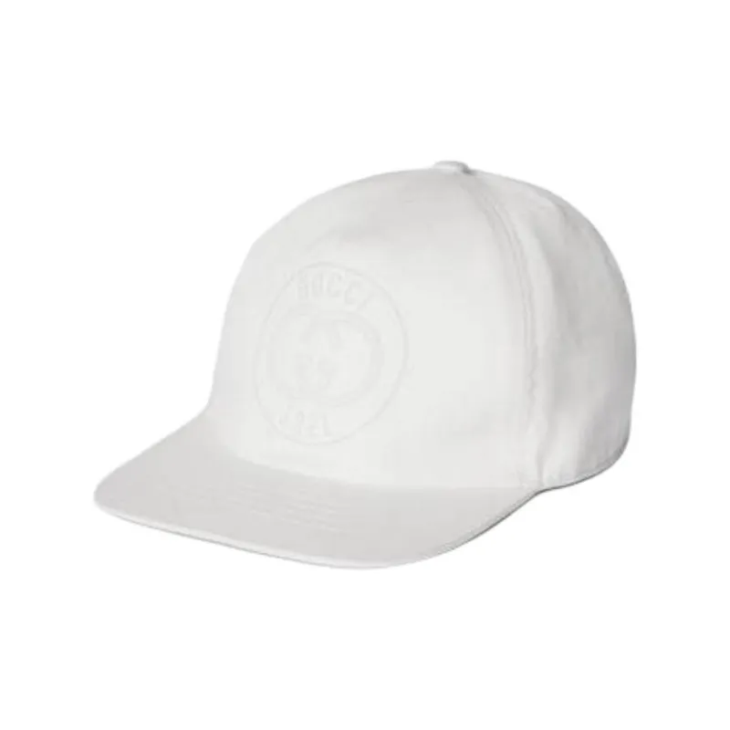 GUCCI Cotton Baseball Caps Kids' White-0