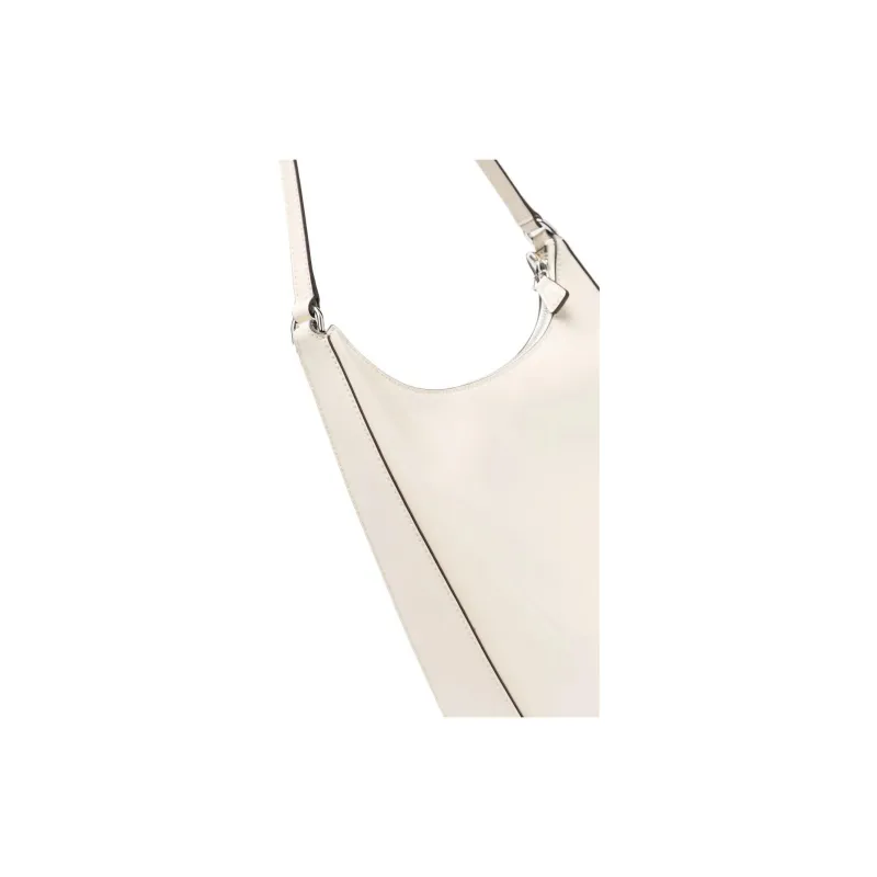 Staud Calfskin Handbag Shoulder Bag Women's White & Black-2
