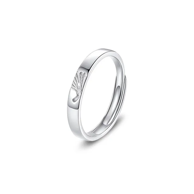 YUOFFICIAL S990 Silver Open And Adjustable Elegance Minimalist Style Fashion Versatile Niche Advanced Feel Rings Unisex-0