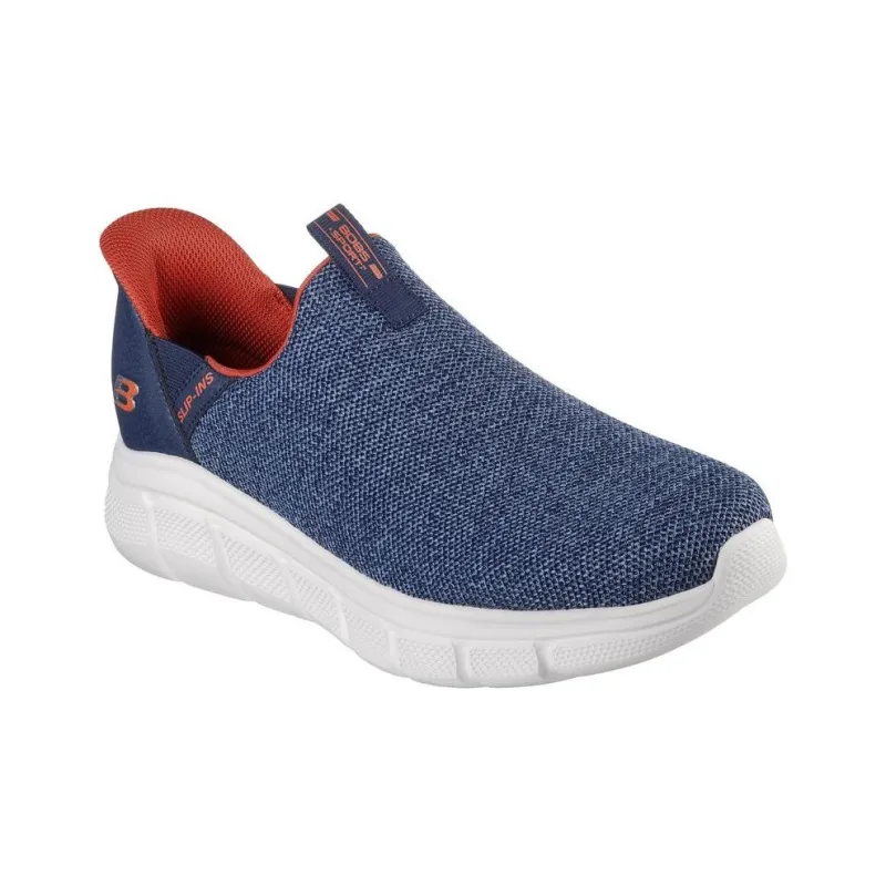 Skechers Slip Ins Anti Slip Wear Resistant Low Top Casual Shoes Men's Marine Blue-2