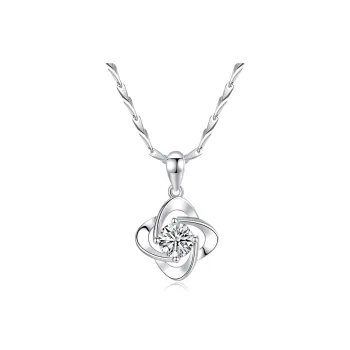 VEODO 999 Fine Silver Necklaces Women's Silver Gift Box Set