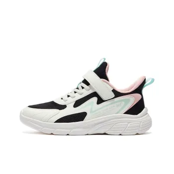 361°KIDS Slip Resistant Shock Absorbers With Abrasion Resistant Properties Kids' Running Shoes Black White Unisex