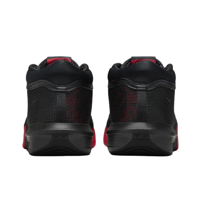Nike Witness 8 Anti Slip Wear Resistant Mid Top Basketball Shoes Men's Black Red-4