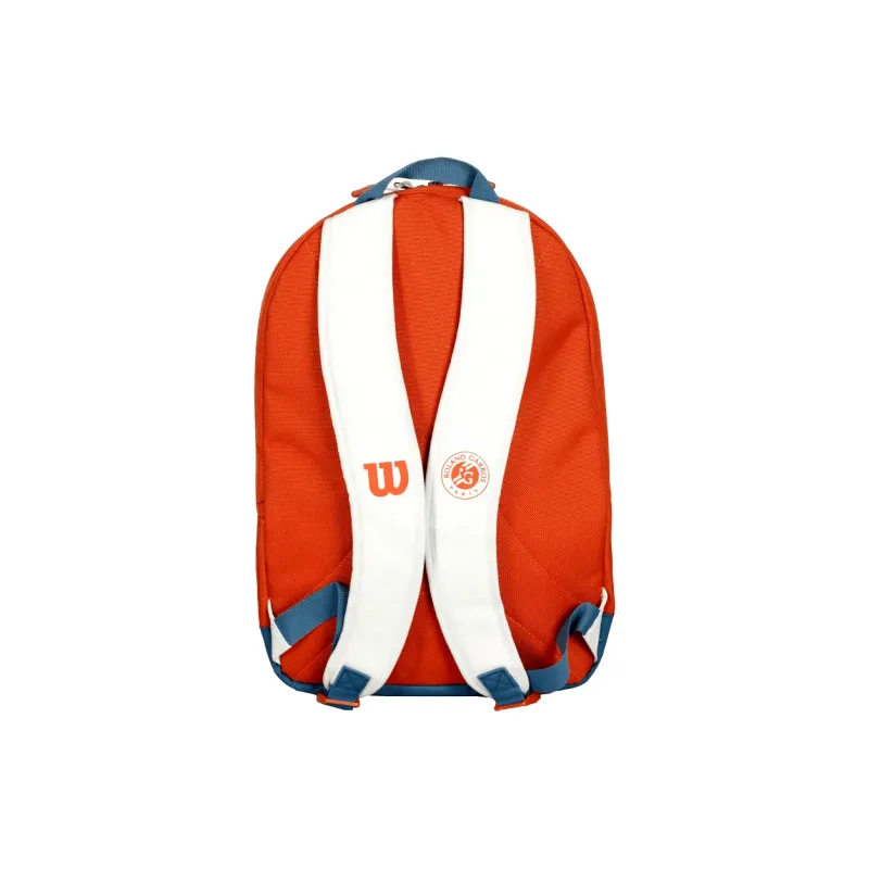 Wilson Tennis Racket Bags Polyester Unisex 27.94*16.51*41.91cm Orange & White & Blue-3