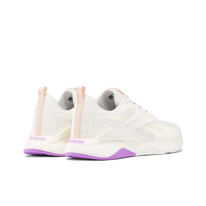 Reebok NANOFLEX TR 2 Anti-Slip Wear-Resistant Low-Top Casual Running Shoes Women's White-3