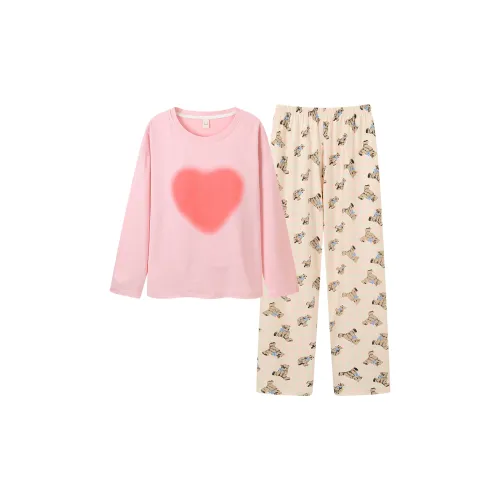 Follow The United States Pajama Set Women's Pink