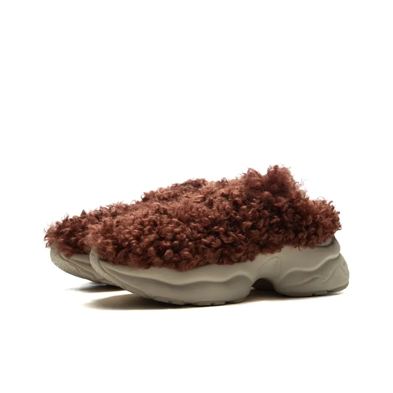 LiNing Anti-Slip Wear-Resistant Low-Top Casual Shoes Women's Red Chestnut Brown-2