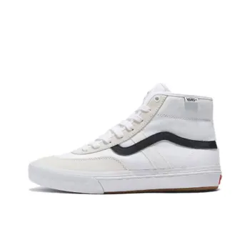 Vans VANS X GILBERT CROCKETT Anti-Slip Wear-Resistant High-Top Skateboard Shoes Unisex White