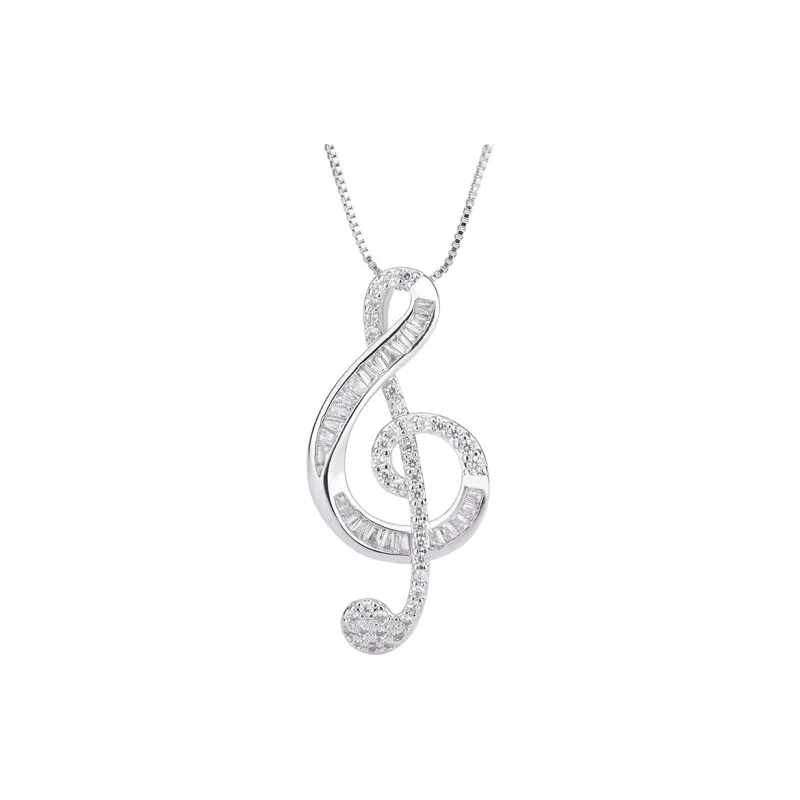 OQD S925 Silver Necklaces Women's-0
