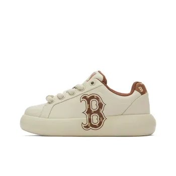 MLB Chunky Classic 24SS Cushioning, Wear Resistant Low Top Skateboard Shoes Unisex Khaki Brown