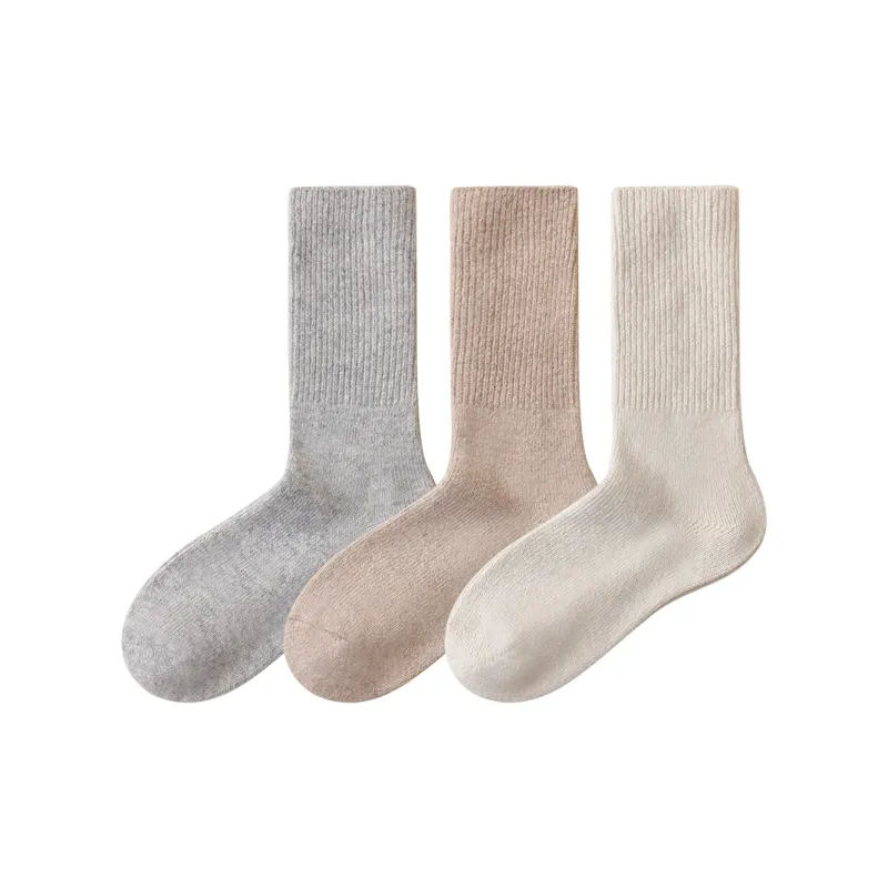 Temooues Mid Calf Socks Women's Combo Set-0