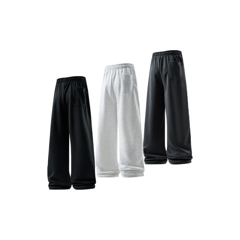 I.E Casual Pants Unisex Black+Heather Gray+Dark Gray-1