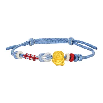 CHAOHONGJI Doraemon Guardian Angel Cute Style 5D Hard Gold Small Solid Gold Fixed Price Gold Bracelet Women's