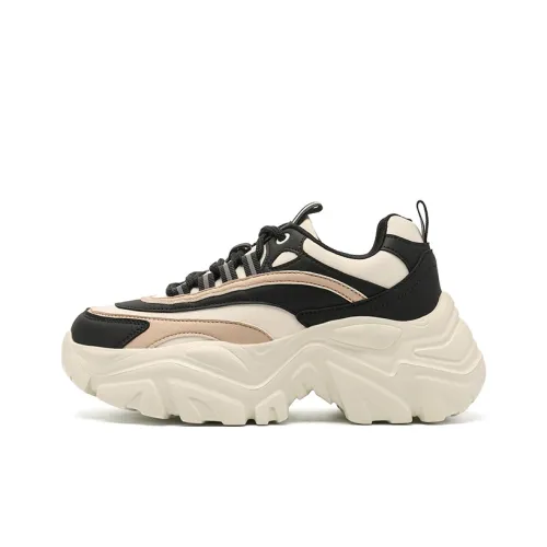 Mulinsen Anti Slip Wear Resistant Low Top Chunky Sneakers Women's