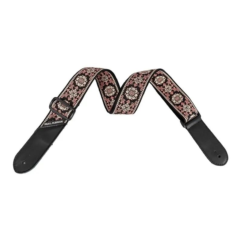 REAL MISSION R .M Apollo's Stride Guitar Bib & Brace Fabric Material Embroidered Pattern Guitar Accessories-7