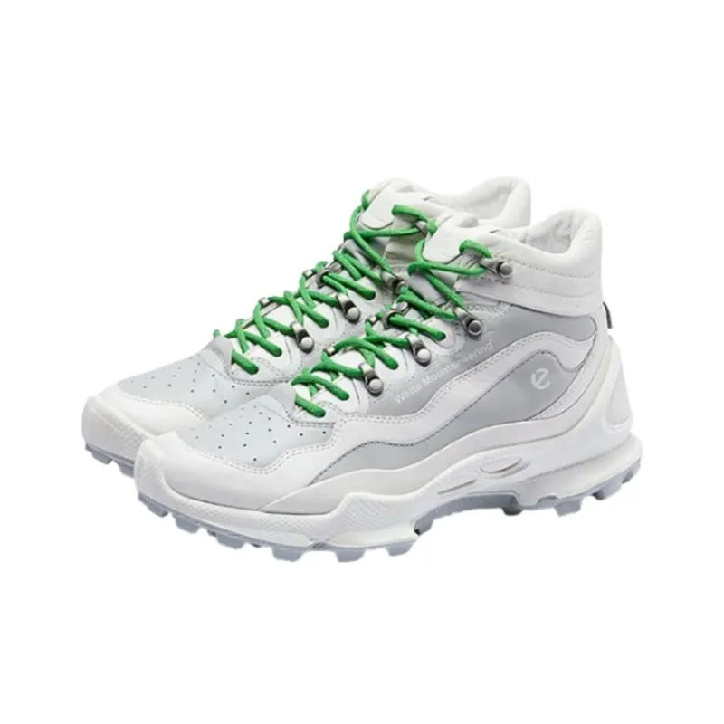 White Mountaineering x Ecco BIOM Capsule Waterproof High Top Outdoor Shoes Women's White-2