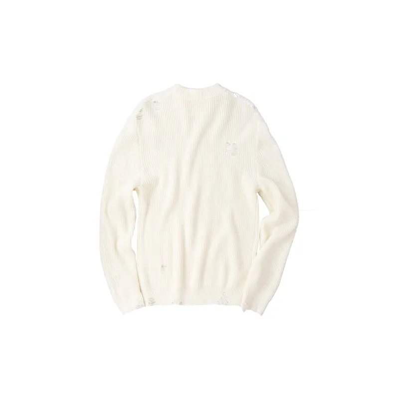 Mr.Bu Sweater Men's Ivory White-1