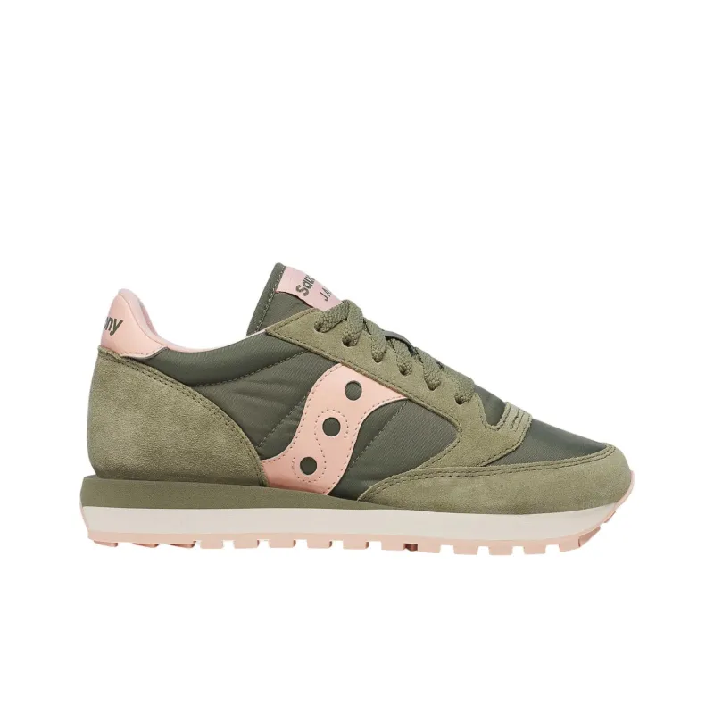Saucony Jazz Original Anti Slip Wear Resistant Low Top Casual Shoes Women's Green-1