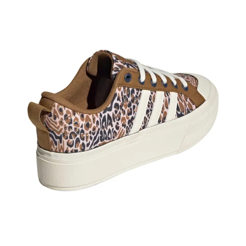 Adidas BRAVADA 2.0 Anti Slip Wear Resistant Low Top Skateboard Shoes Women's Brown-2