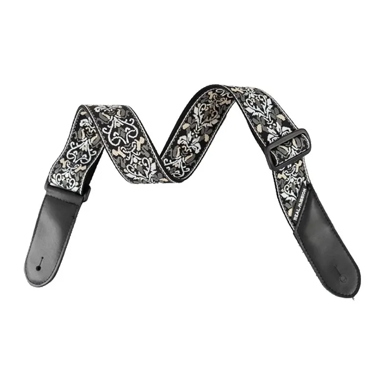 REAL MISSION R .M Apollo's Stride Guitar Bib & Brace Fabric Material Embroidered Pattern Guitar Accessories-3