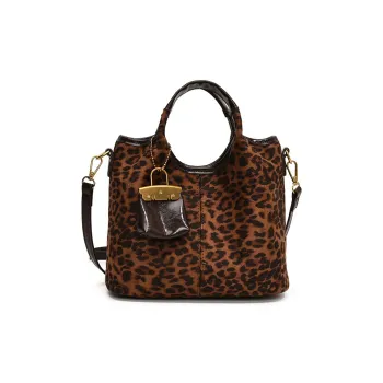 NOMK PU Shoulder Bag Crossbody Bag Women's Brown