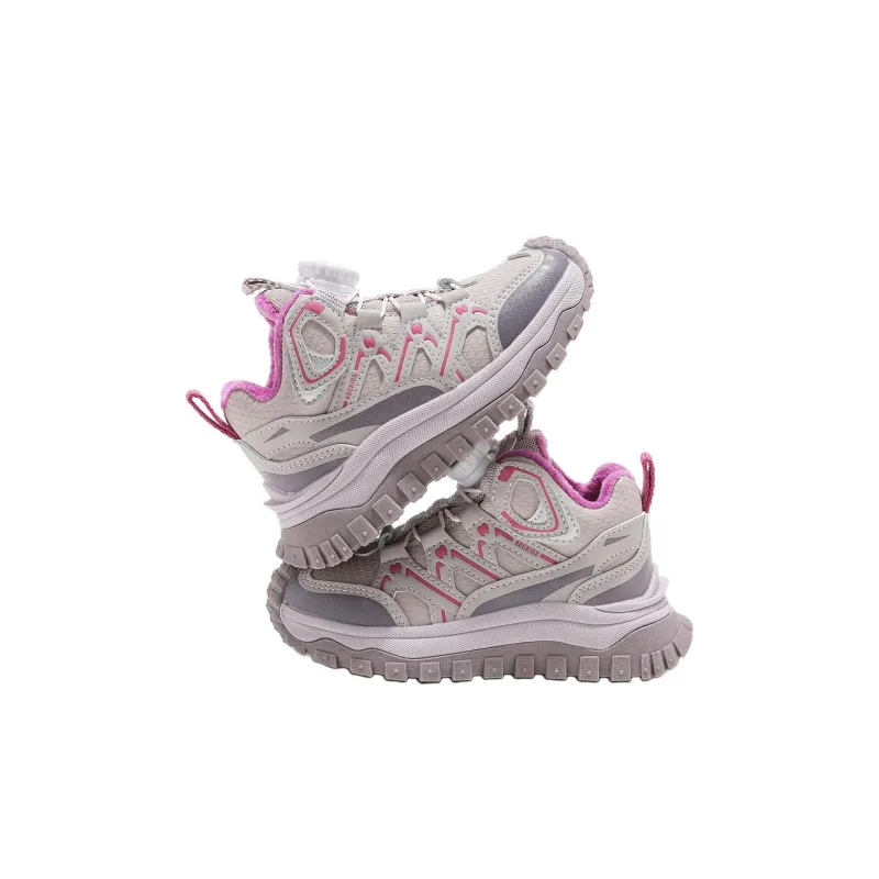 ABC KIDS Slip Resistant Lightweight Cushioning Kids Lifestyle Shoes Rice Rose Purple Kids'-3