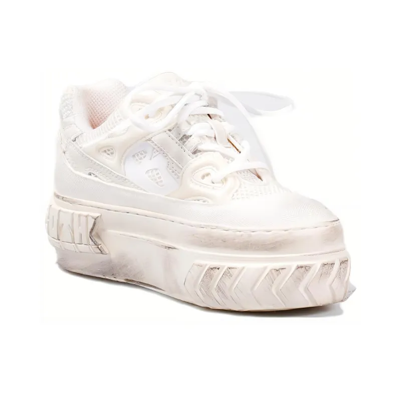 Both Low Top Skateboard Shoes Women's White-2