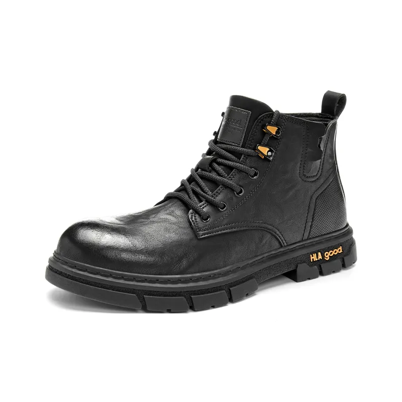 HLA Work Boots Men High Top-11