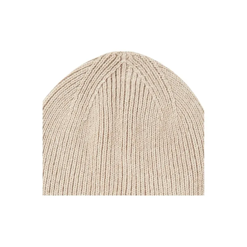 CALVIN KLEIN Nylon Wool Viscose Cashmere Beanies Men's Beige-3