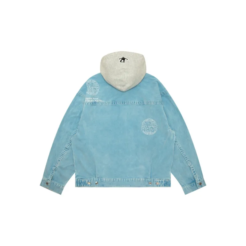 Aape By *A Bathing APE® Moonface logo Hooded Jacket-2