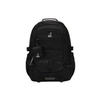 KANGOL Polyester Backpack Regular Unisex Black