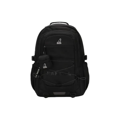 KANGOL Polyester Backpack Regular Unisex Black